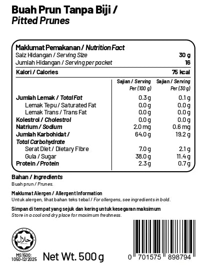 Pitted Prunes