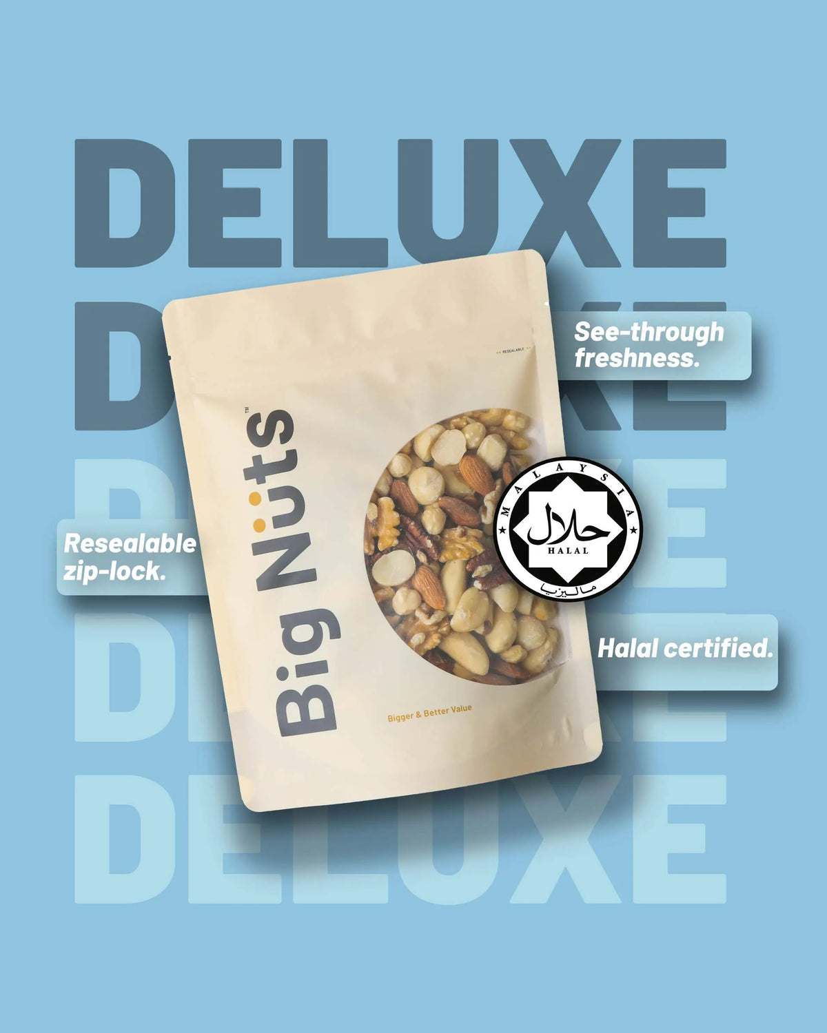 Deluxe Nut Mix Saver Pack (3x500g)
