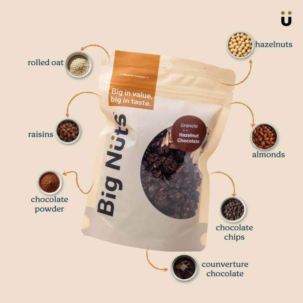Hazelnut Chocolate Granola Duo Pack (2x500g)