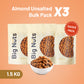 Almond Unsalted Bulk Pack (3x500g)