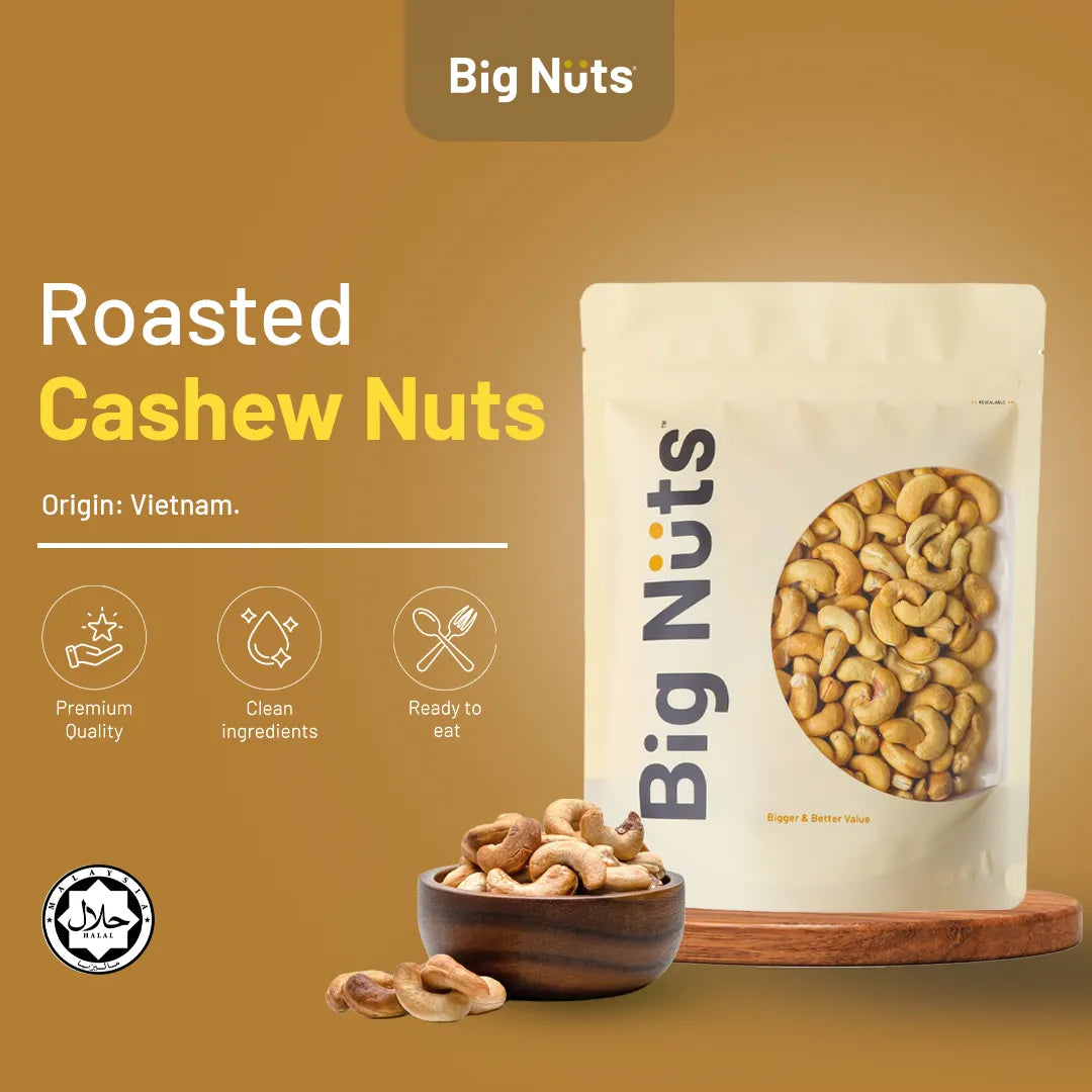 Lightly Roasted Cashew (Unsalted)