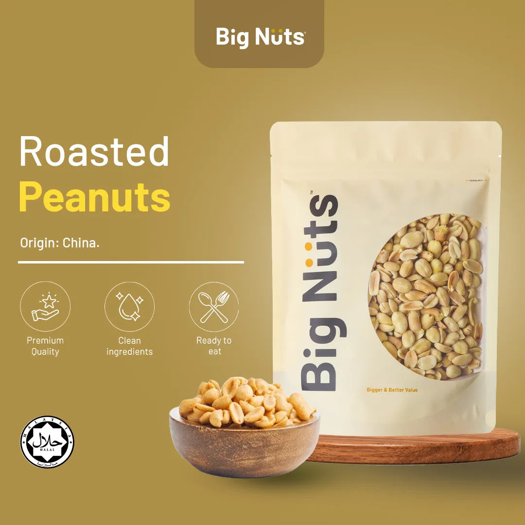 Lightly Roasted Peanuts (Unsalted)