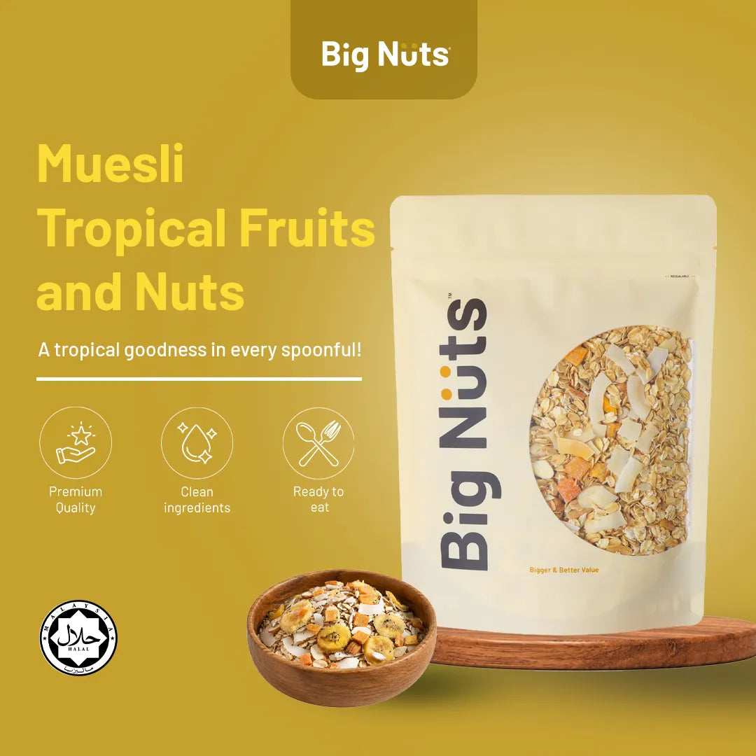 Muesli Tropical Fruits and Nuts (500g)