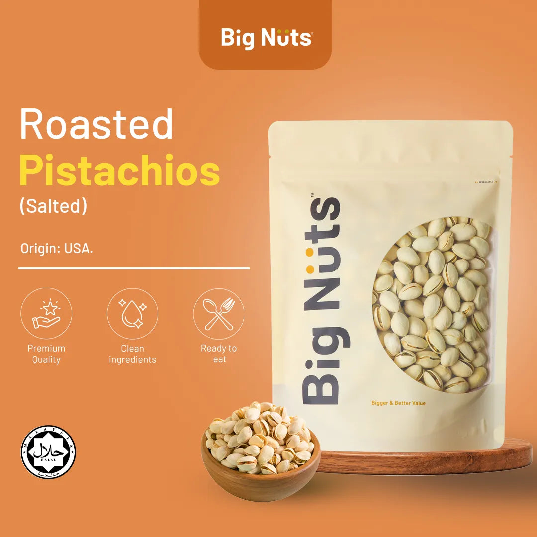 Lightly Roasted Pistachios (Sea Salt)