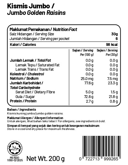 Jumbo Raisins
