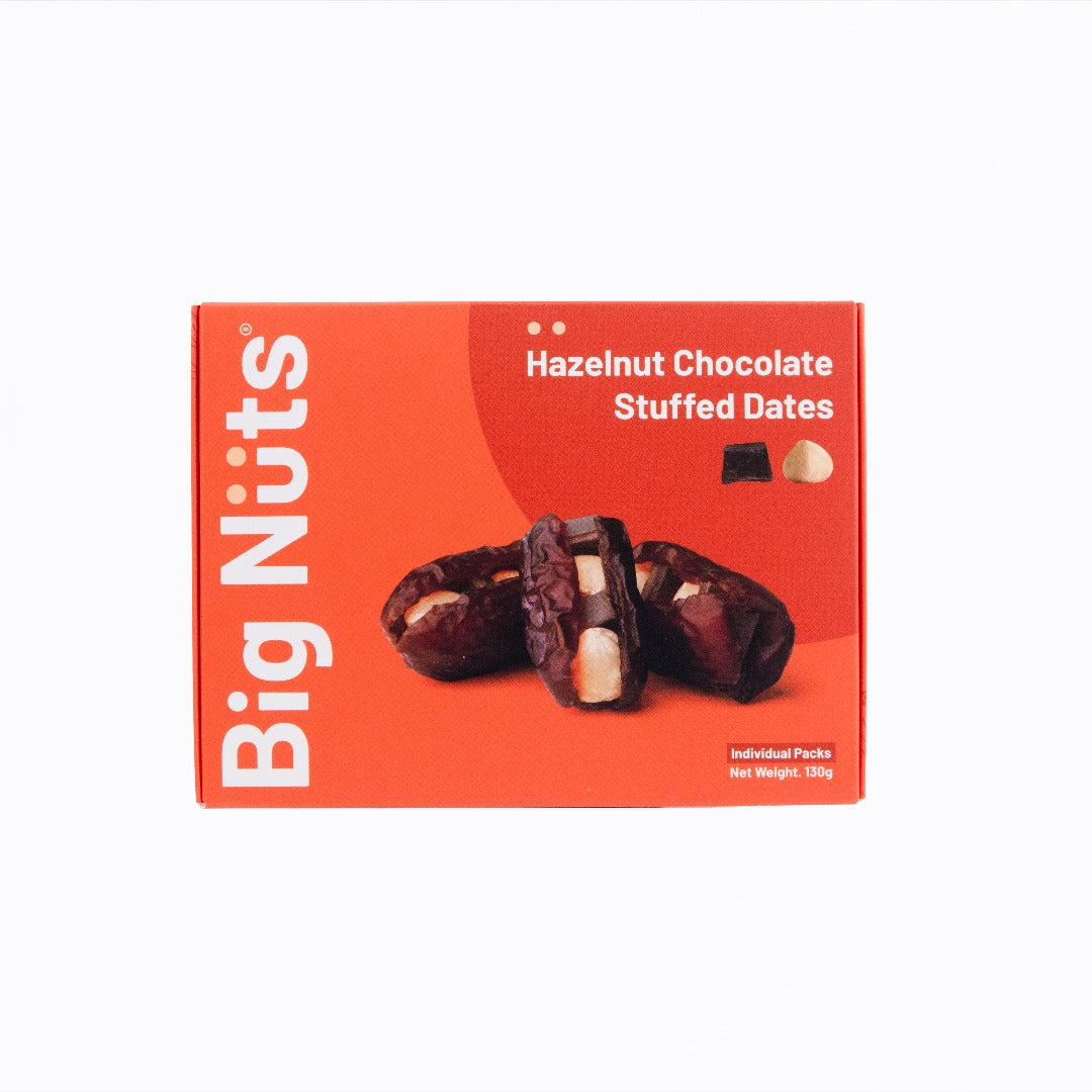 Hazelnut Chocolate Stuffed Dates Box (Individual Pack)