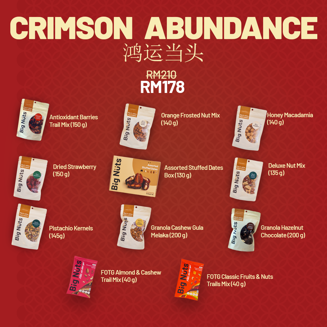 Big Nuts Crimson Abundance CNY Gift Set 鸿运当头