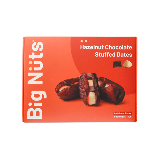 Hazelnut Chocolate Stuffed Dates Box (Individual Pack)