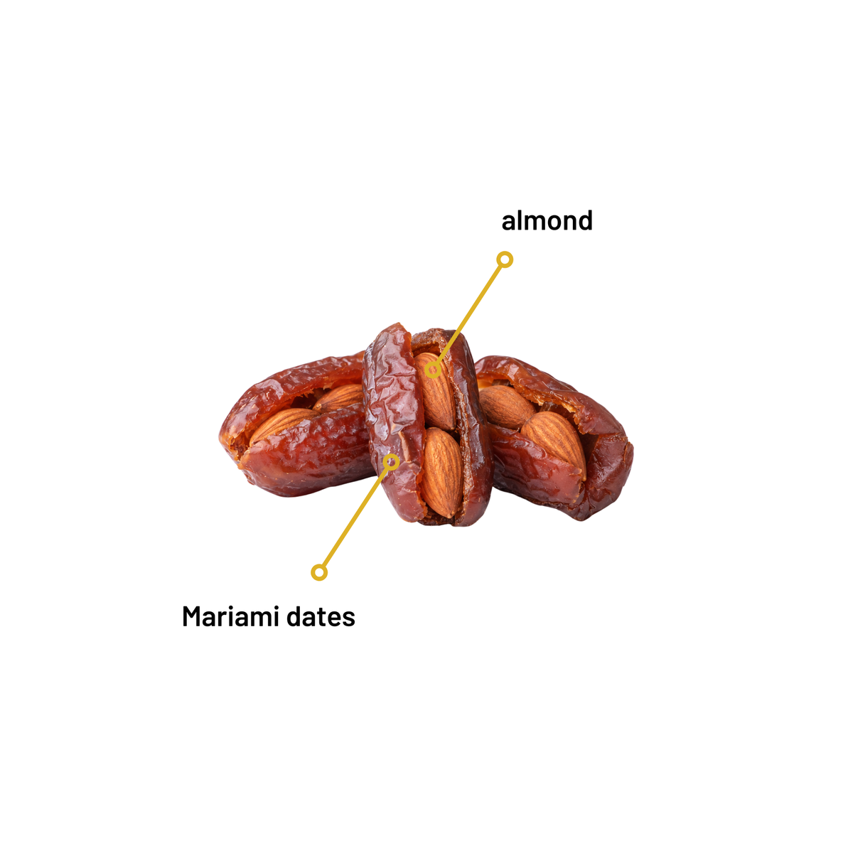 Almond Stuffed Dates Box (Individual Pack)