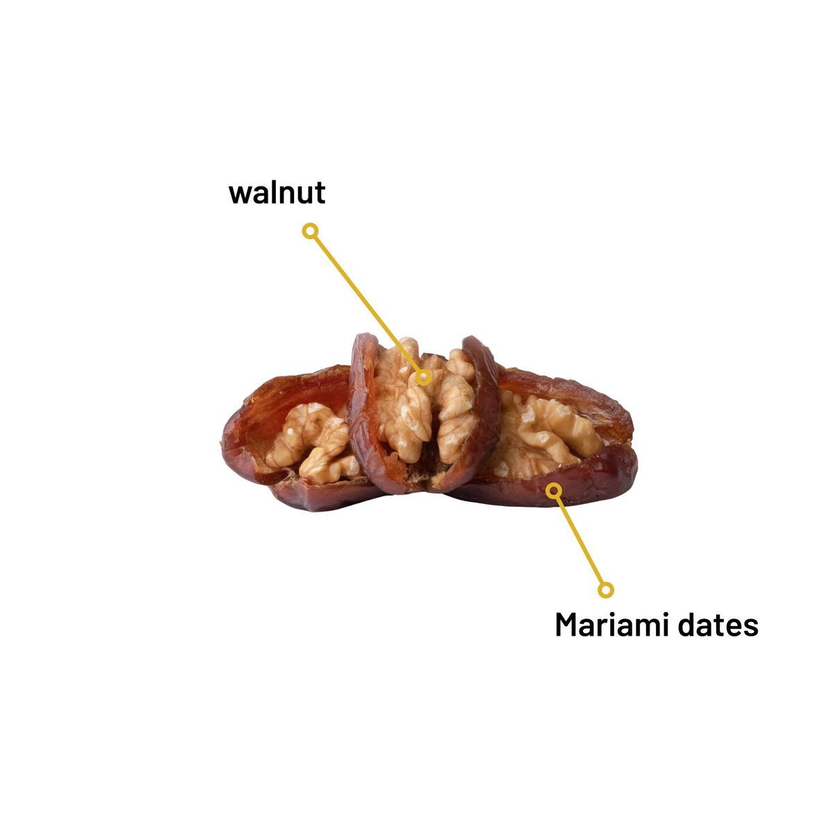 Walnut Stuffed Dates Box (Individual Pack)