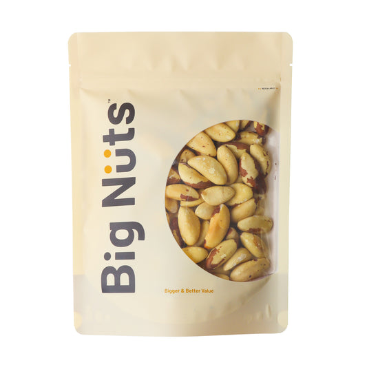 Lightly Roasted Organic Brazil Nuts (Unsalted)