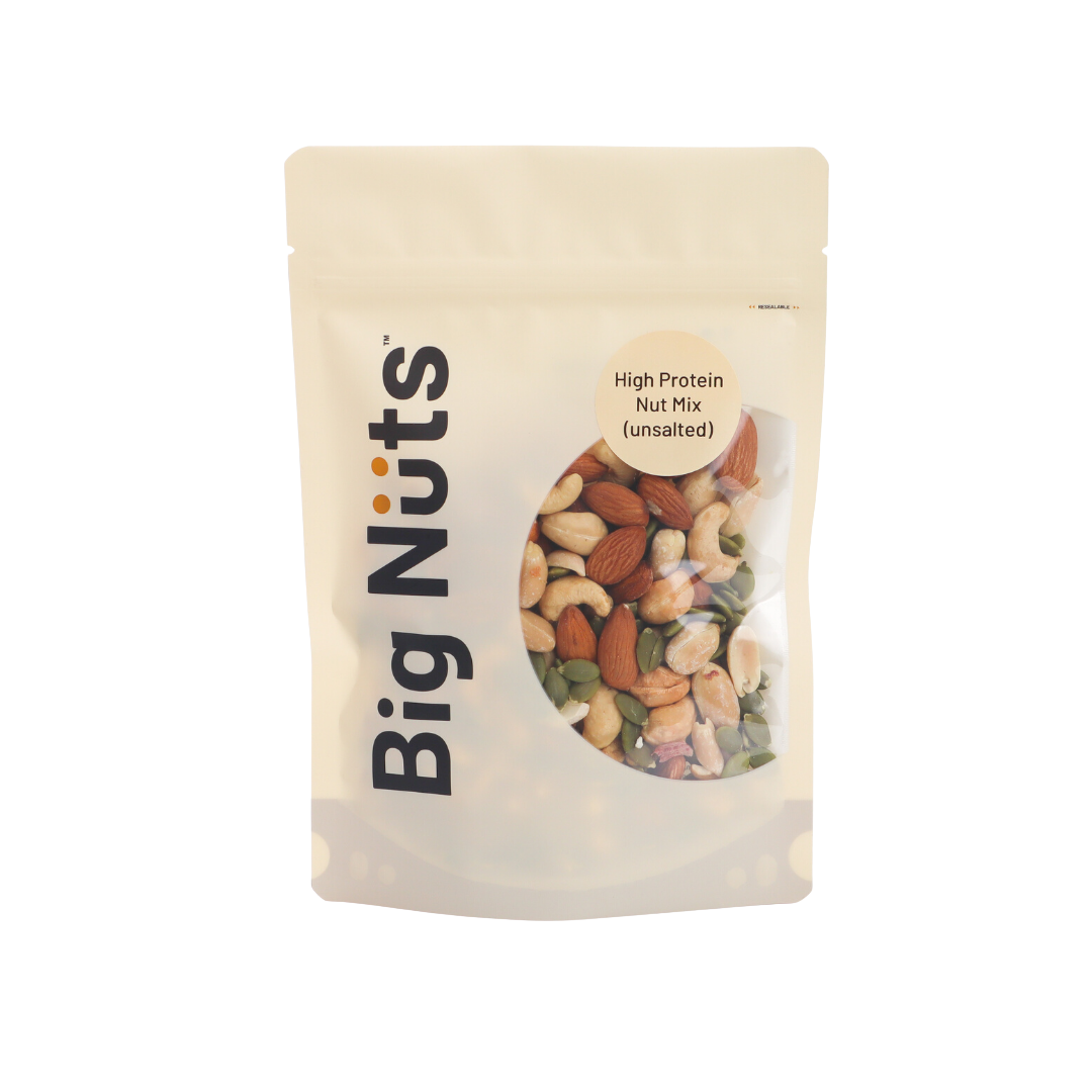 Lightly Roasted High Protein Nut Mix (Unsalted)